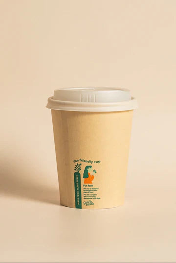 LGP Tree Free 8oz Cups Ñ Home Compostable Single Wall Eco Paper Cups (1000 pcs)