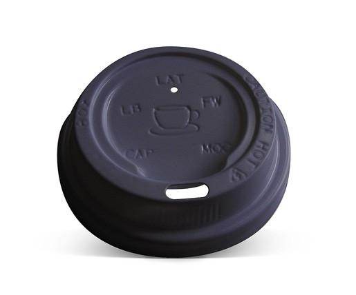 Coffee Cup Lid 8*/12/16/20oz - 90mm Black 100-1000pc
