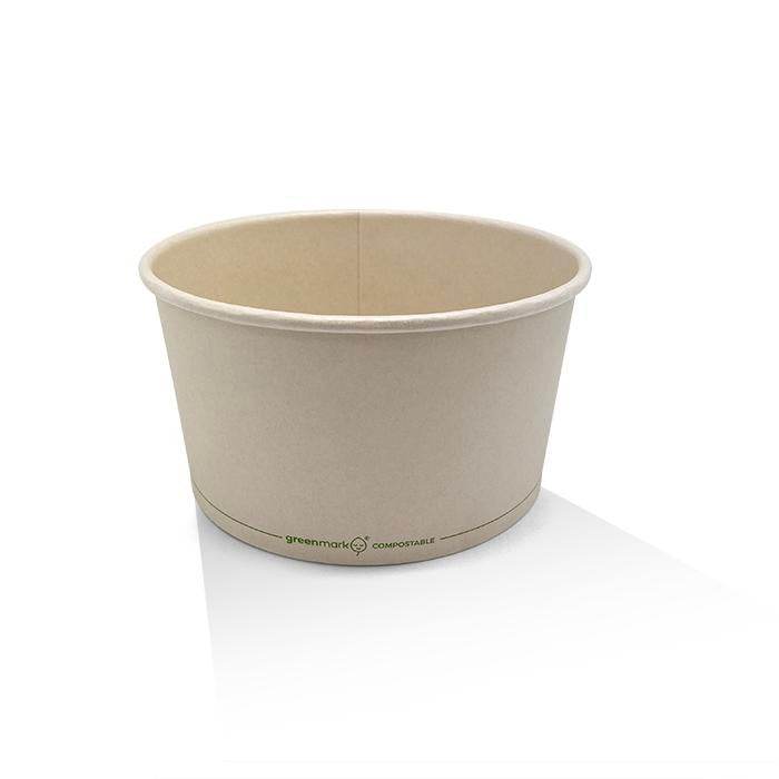 4oz Compostable Coated Paper Ice Cream Cups 1000pcs/ctn
