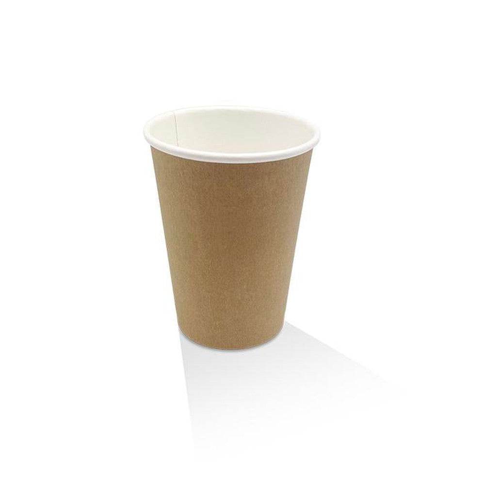 12oz PE Coated Single Wall Paper Coffee Cup/ Kraft 1000pc
