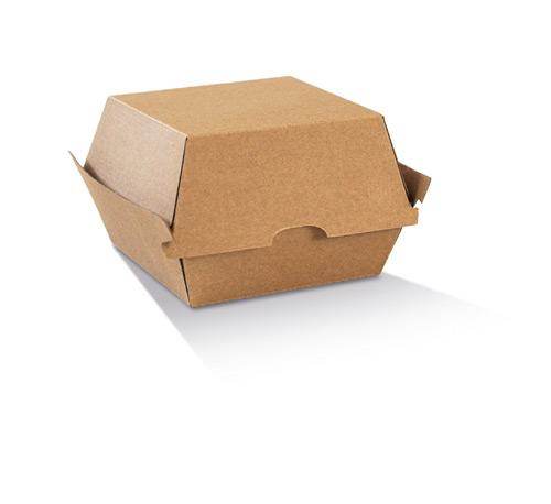High Burger Box - Kraft Corrugated 200pc/ctn
