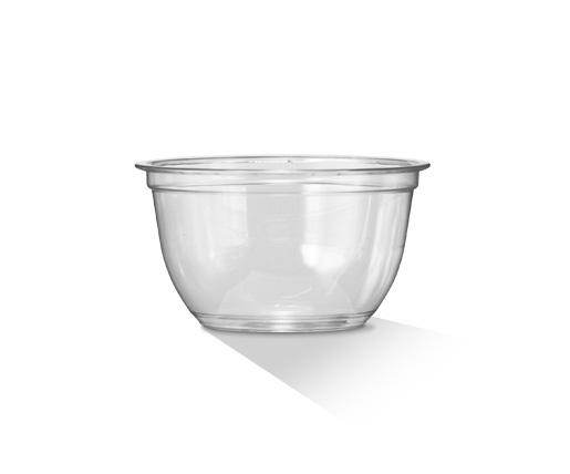 PET 7.5oz/225ml Clear Plastic U Shaped Cold Drink Food Cups - 1000pcs