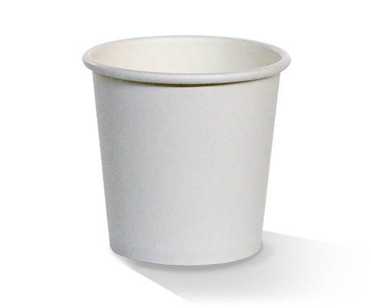 4oz PE Coated Single Wall Paper Coffee Cup / White 1000pc