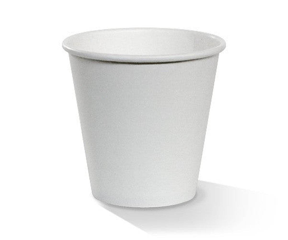 8*oz PE Coated Single Wall Paper Coffee Cup/White 1000pc