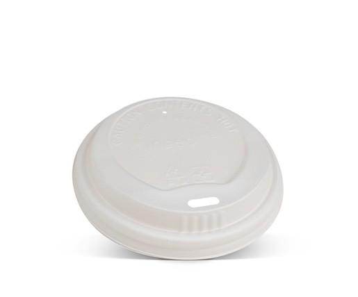 CPLA Lid- 6/8/10/12*oz 80mm White 1000pc