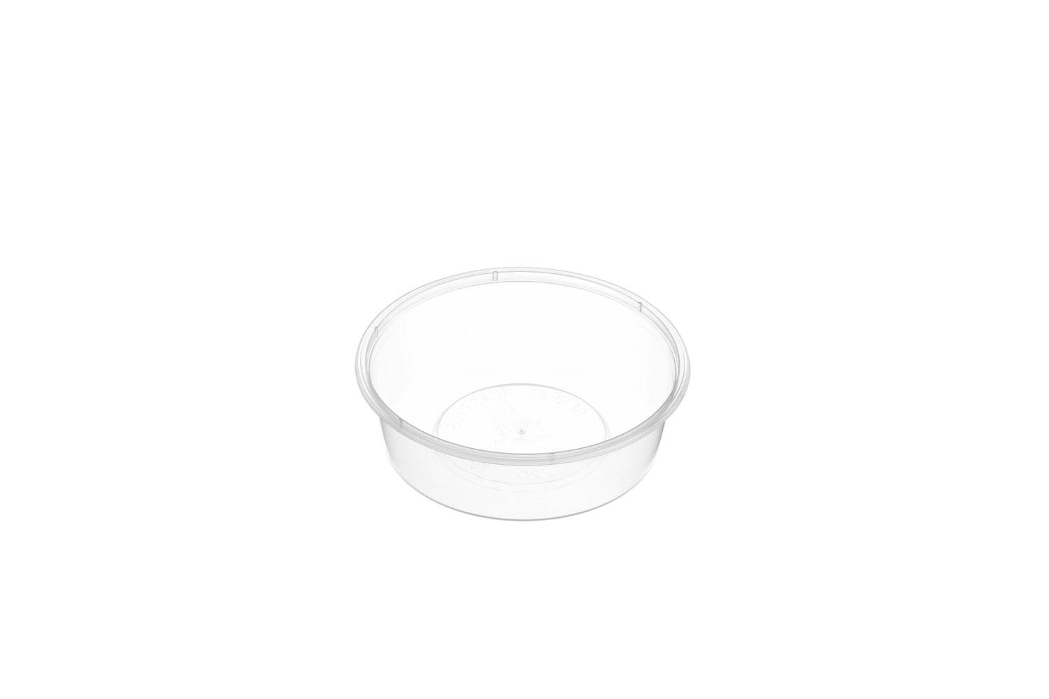220ml Round Container Natural 1000pcs/ctn