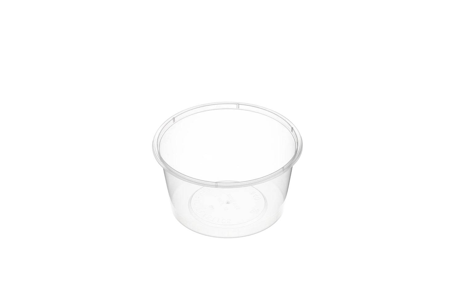 440ml Round Container Natural 500pcs/ctn