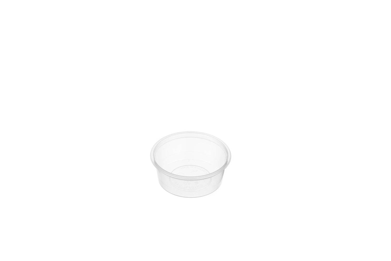 70ml Round Sauce Container Natural 1000pcs/ctn