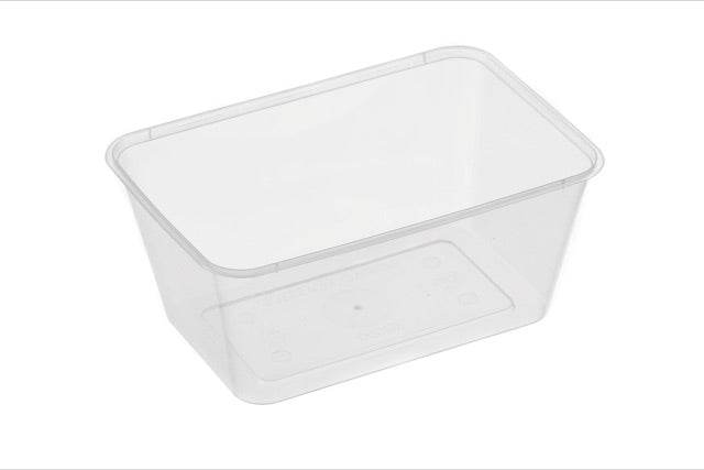 1000ml Rectangular Container Clear 500pcs/ctn
