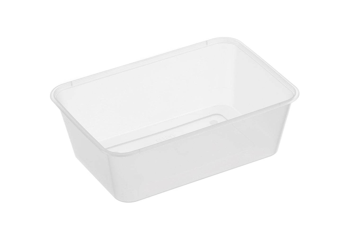 750ml Rectangular Container Clear 500pcs/ctn