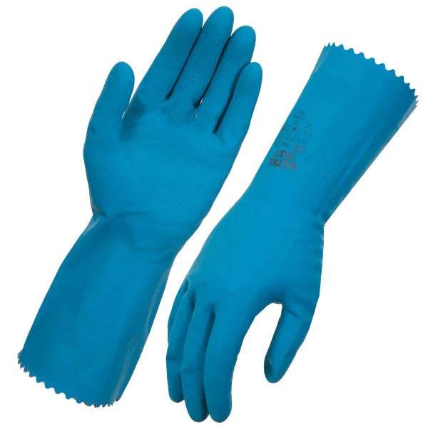 Rubber Glove Blue Small 12pcs/pk