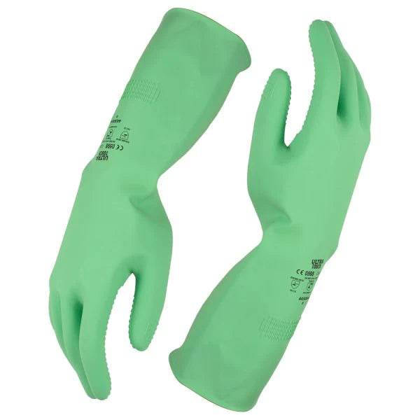 Rubber Glove Green Medium 12pcs/pk