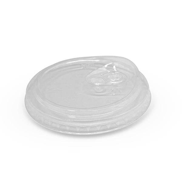 PET 98mm Clear Cold Drink Plastic Cup Straw-free Lid - 1000pcs