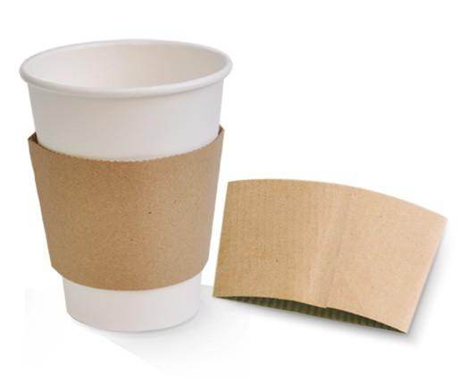 Cup Sleeve Kraft - Fit 12/16oz 1000pc/ctn