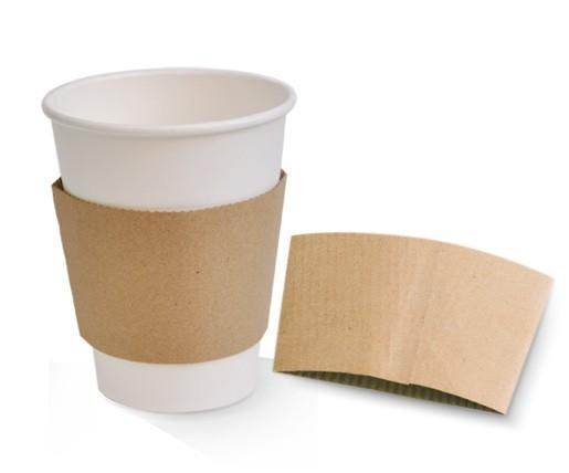 Cup Sleeve Kraft - Fit 8oz 1000pc/ctn