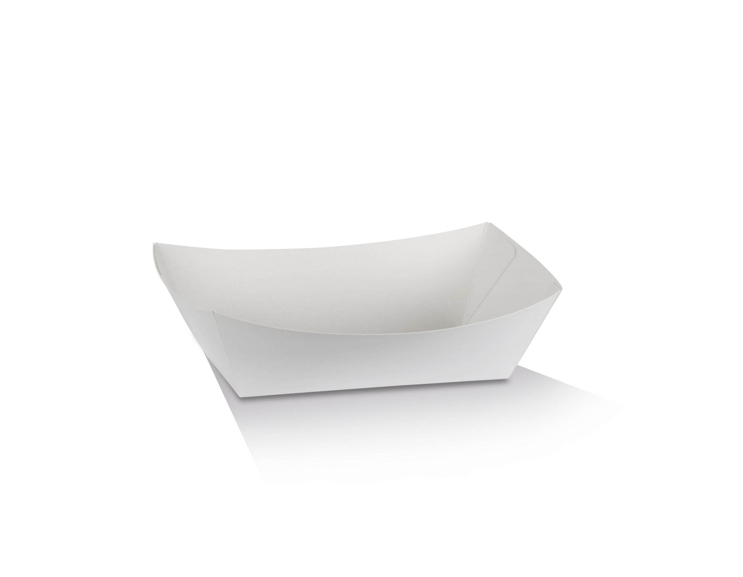 #3 Medium Tray White Cardboard 500pc/ctn