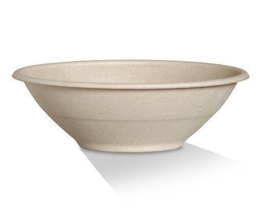 40oz Unbleached Sugarcane Bowl 500pc