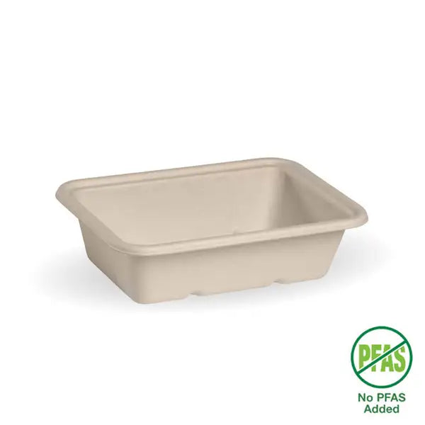 BioPak 600ml Natural Plant Fibre Takeaway Base 500pc/ctn