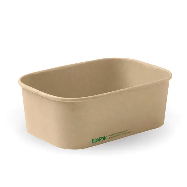 BioPak 750ml Kraft Takeaway Base 300pc
