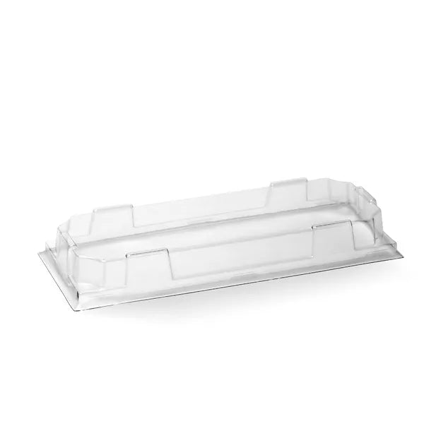 BioPak Long PLA Sushi Tray Lid 300pc