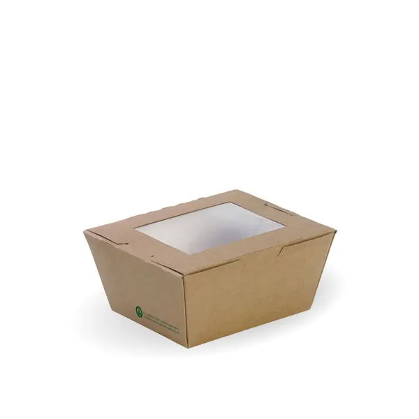 BioPak Small Lunch Box With Window 200pc
