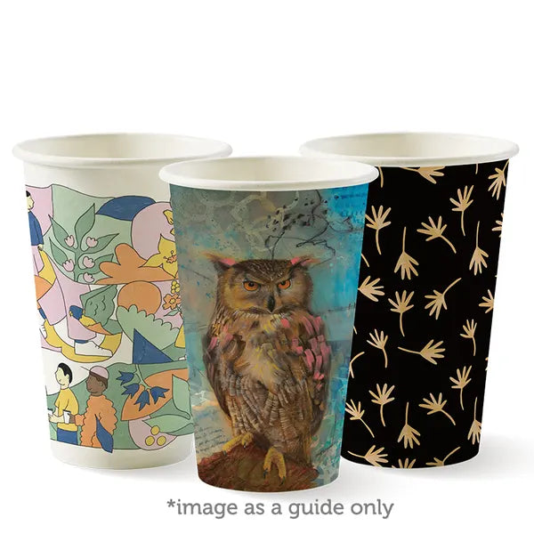 BioPak 350ml / 12oz Art Series Single Wall 1000pc