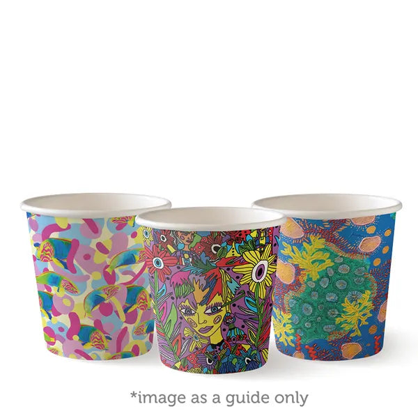 BioPak 120ml / 4oz Art Series Single Wall 2000pc