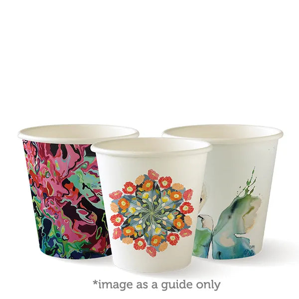 BioPak 230ml/6oz Art Series Single Wall 1000pc