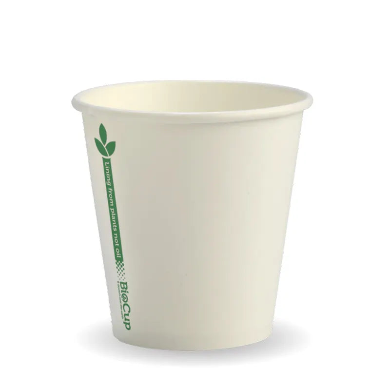 BioPak 6oz PLA Coated SW Cup/ White 1000pc