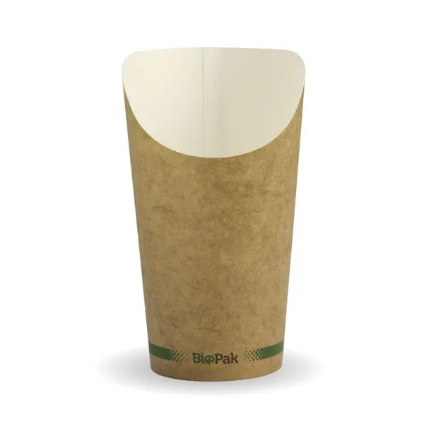 BioPak 16oz PLA Medium Chip Cup 1000pc