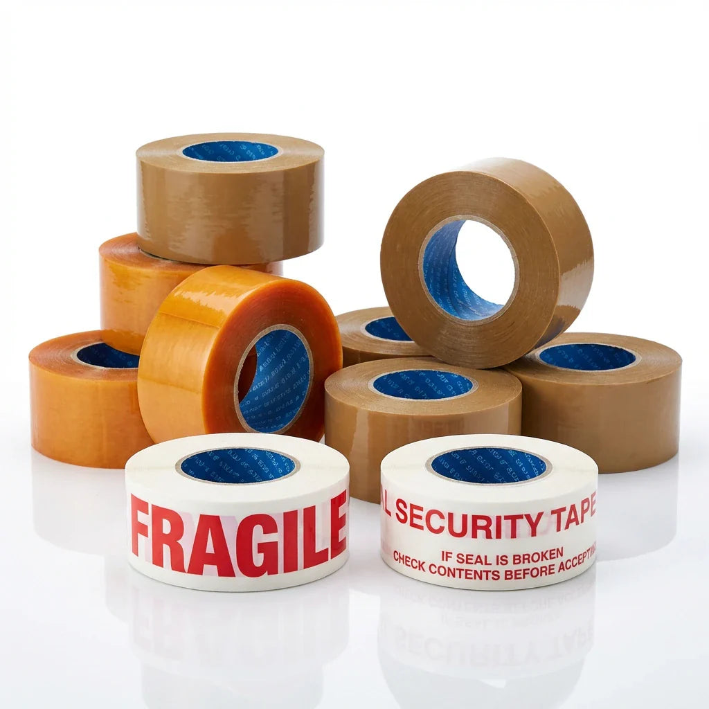 E-Tape Plus Packaging Tape 36 Rolls | 150m Economical Acrylic Adhesive