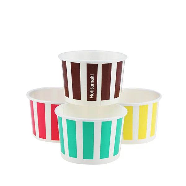 3oz Candy Stripe Paper Ice Cream Cups 1000pc/ctn