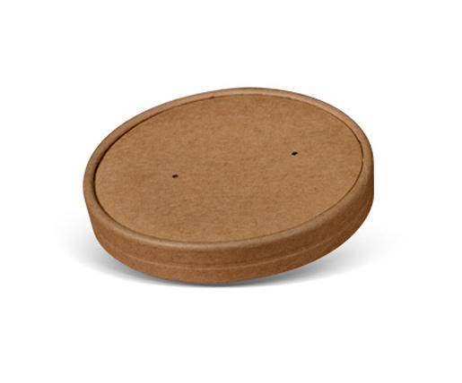 PE Coated Paper Lid 118mm -fit 26/32oz Soup Bowl 500pc/ctn