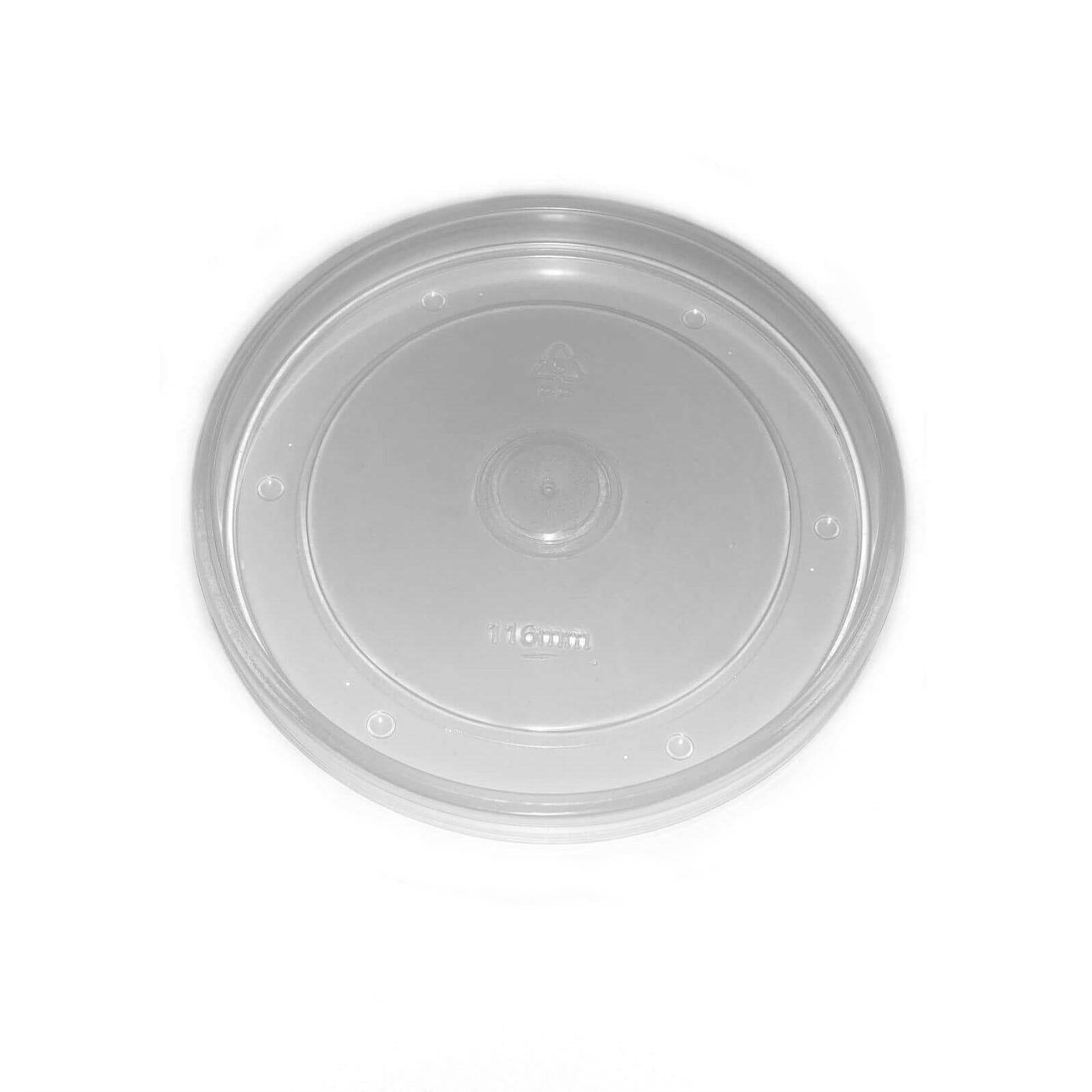 PP Lid 118mm - fits 26/32oz Soup Bowl 500pc/ctn
