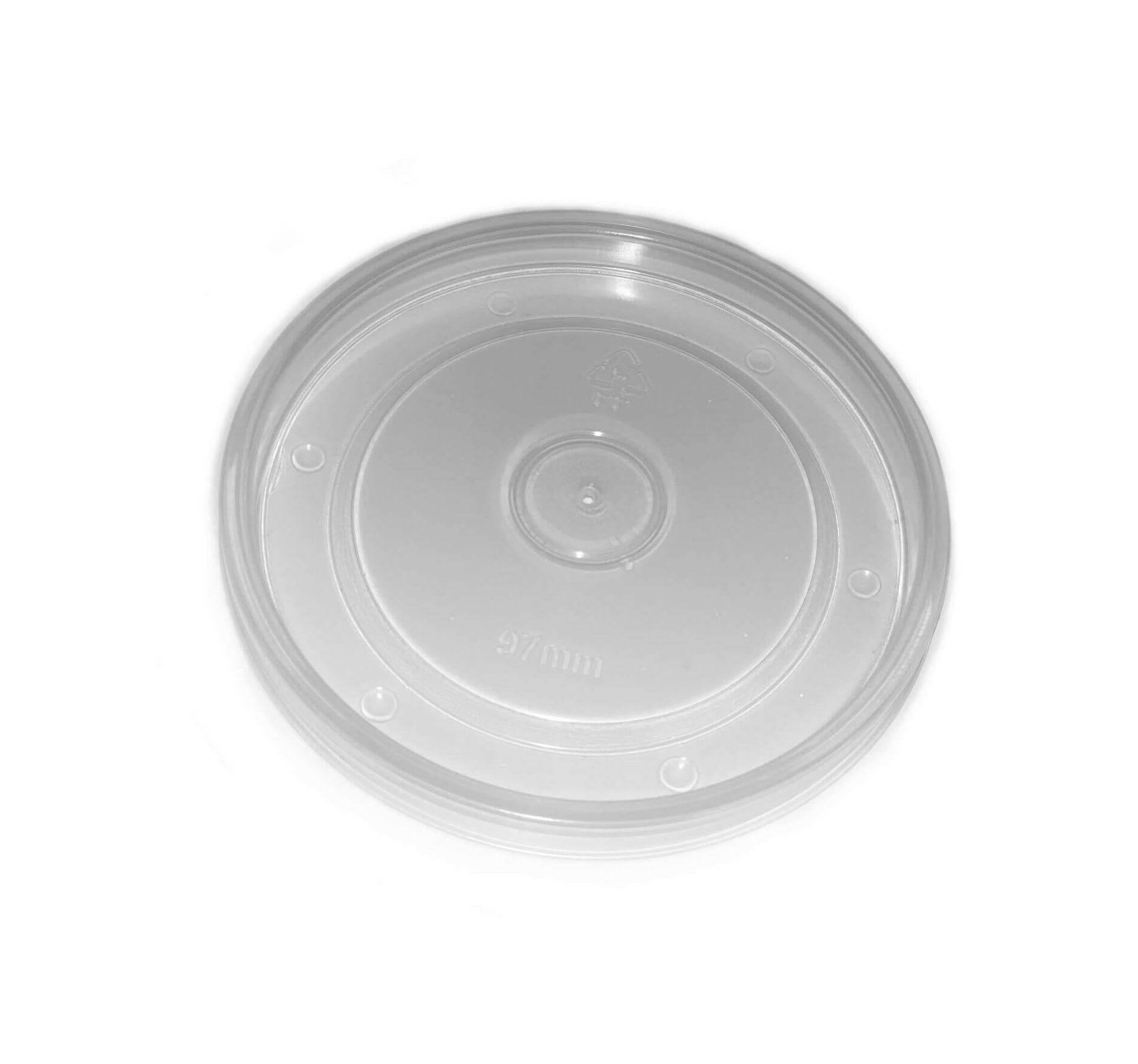 PP Lid 98mm - fits 8/12/16oz Soup Bowl 500pc/ctn