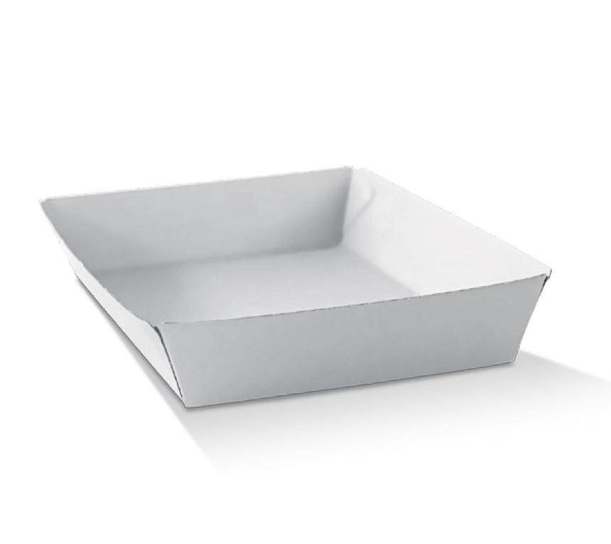 Medium White Corrugated Tray 250pc/ctn